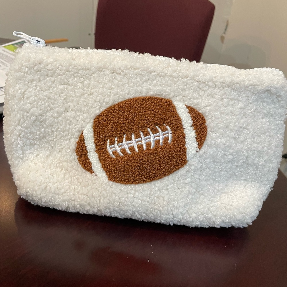 Sherpa Football Cosmetic Bag